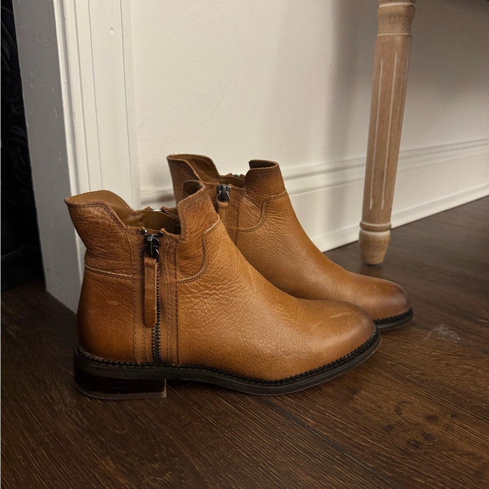 Franco Sarto Brown Ankle Boots Womens 7